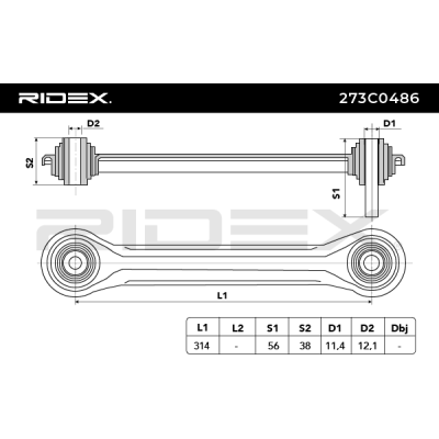 BRAS DE LIAISON, SUSPENSION DE ROUE