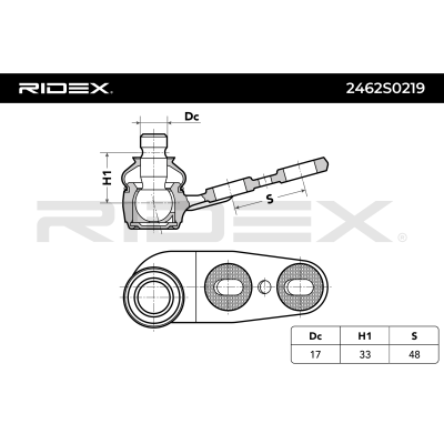 ROTULE DE SUSPENSION AV D, AUDI VW