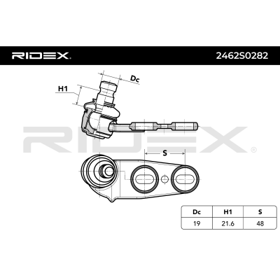 ROTULE DE SUSPENSION AV G AUDI