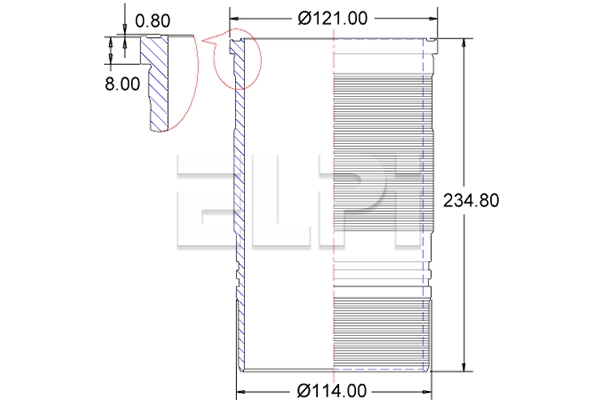 LINER RENAULT SAVIEM 102MM