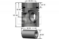 PISTON MB OM364/366 Turbo(3Rings)97.5mm