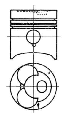 PISTON D87 307 (3-2-4) NET KS