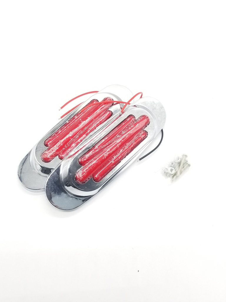 SIDE MARKER LIGHTS RED (12-24V)