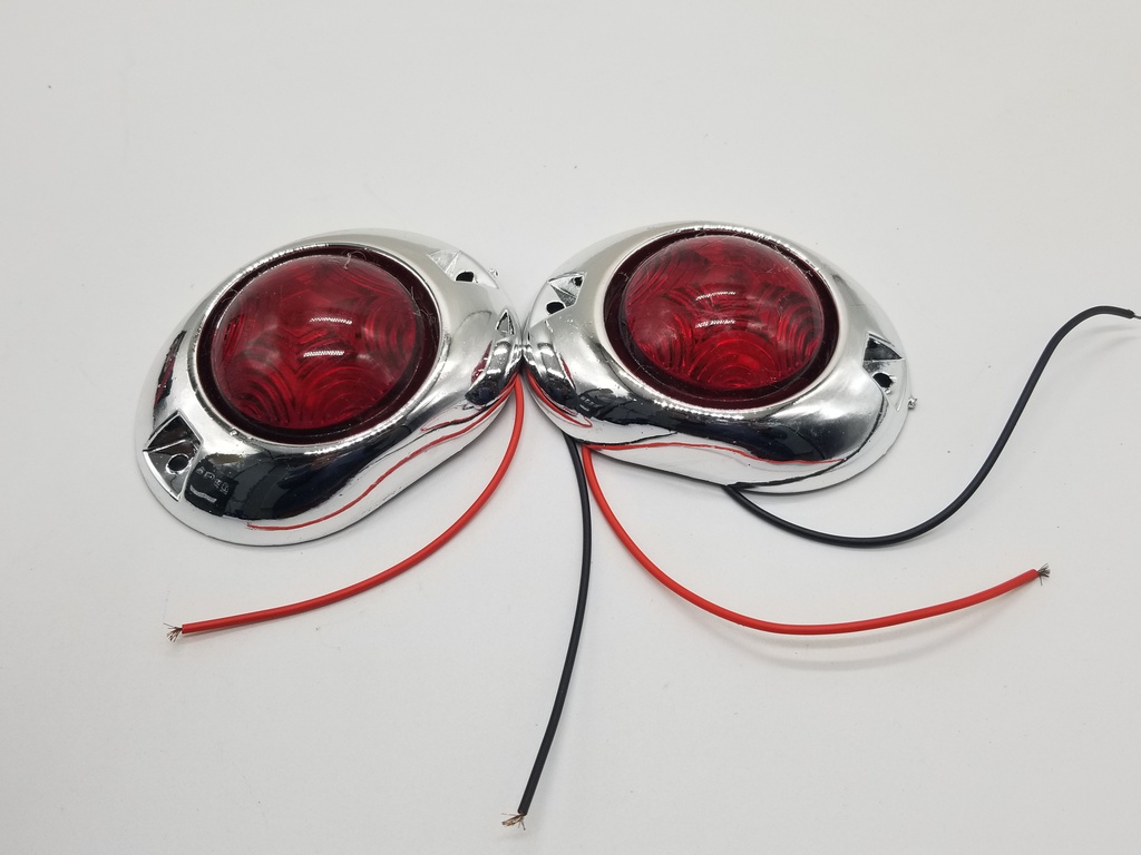 SIDE MARKER LIGHTS RED (12-24V)