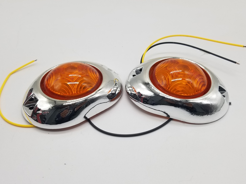 SIDE MARKER LIGHTS AMBER (12-24V)