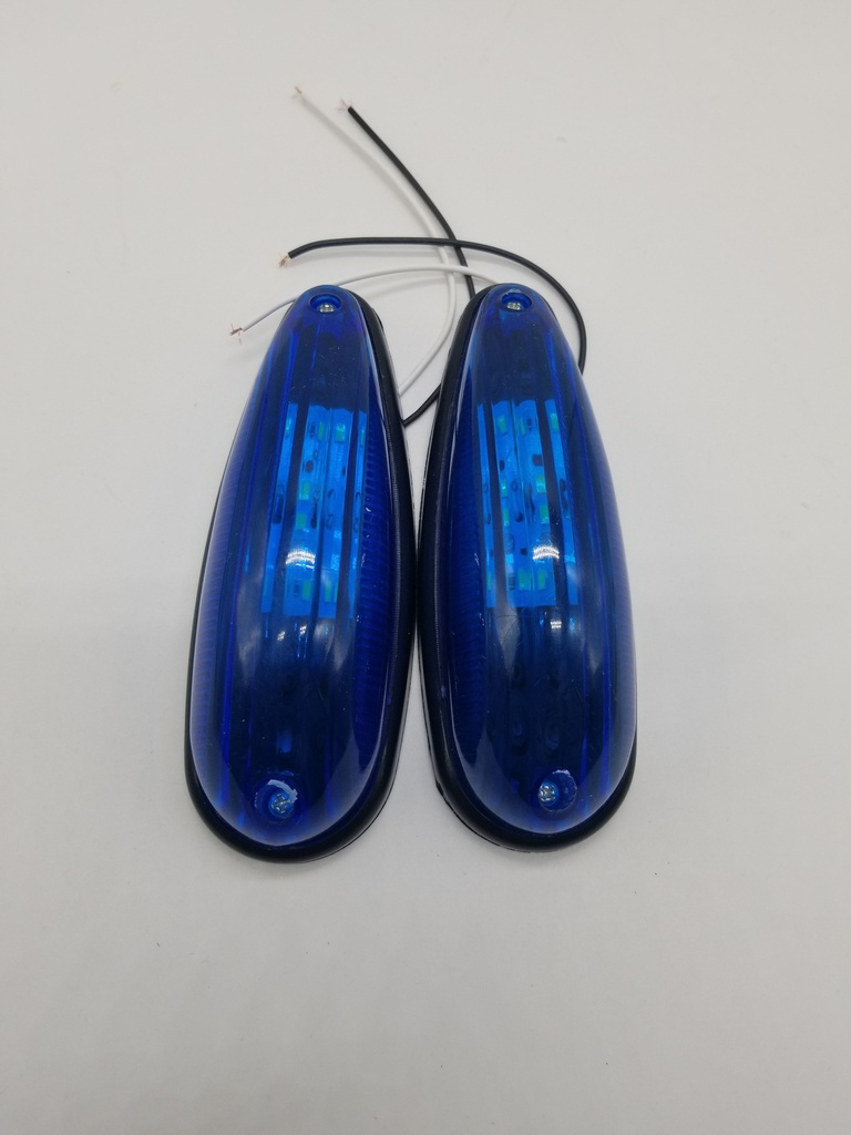 SIDE MARKER LIGHTS BLUE (12-24V)