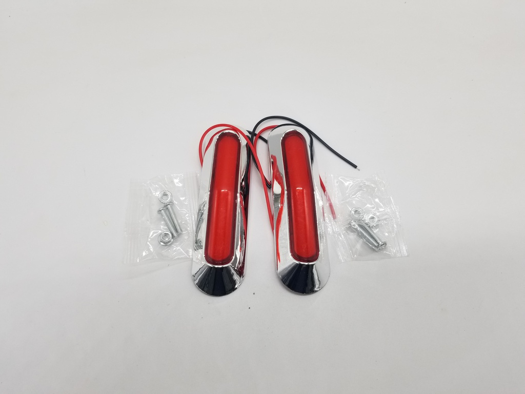 SIDE MARKER LIGHTS RED (12-24V)