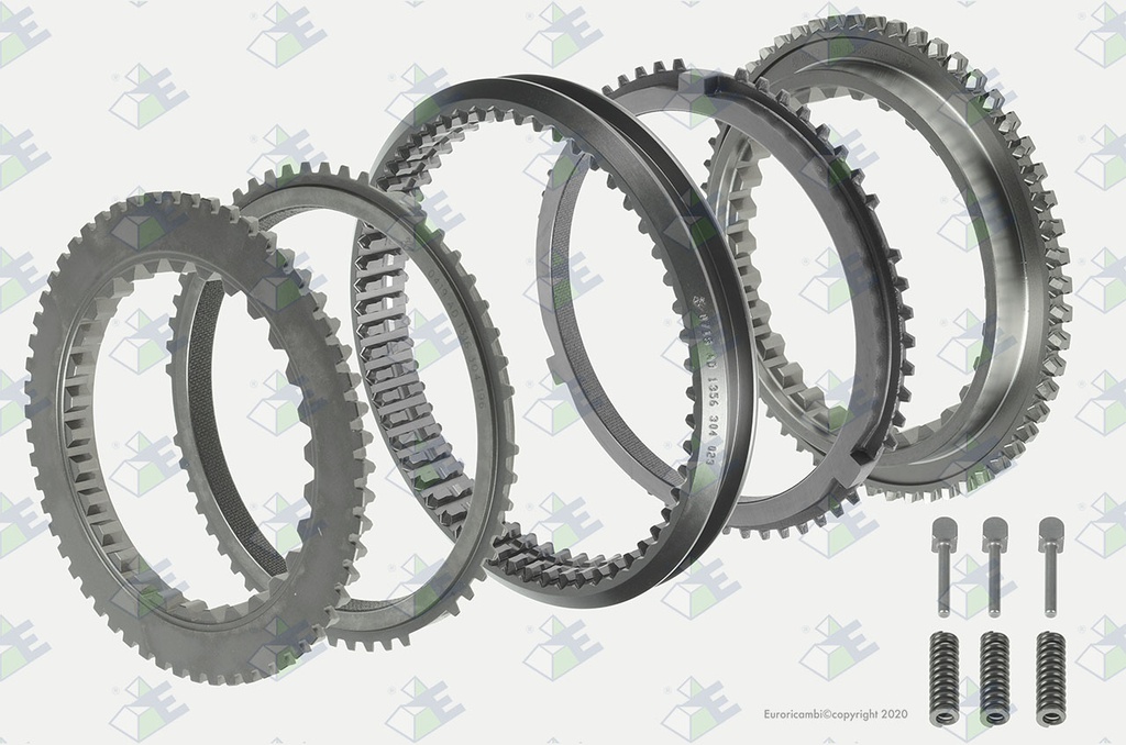 LOT SYNCHRO 3EME/4EME /C ADAPTABLE À ZF TRANSMISSIONS 1316298037