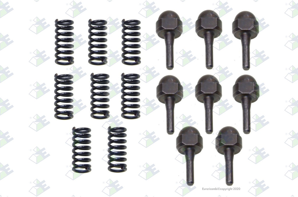 LOT AXES+RESSORTS ADAPTABLE À VOLVO 20847116, 0073298008 (88530622)