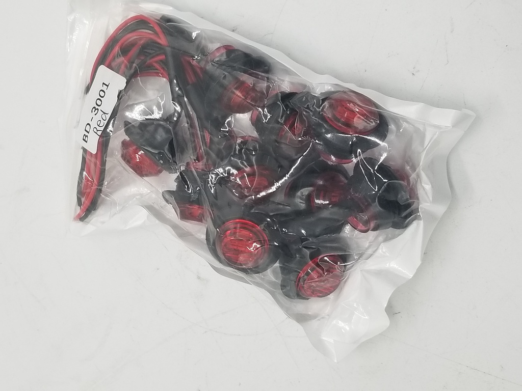 SIDE MARKER LIGHTS RED (12V-24)