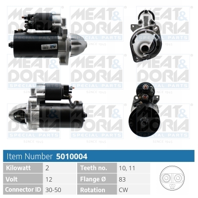 DEMARREUR SPRINTER (B901) 200D 312 CDI 10D