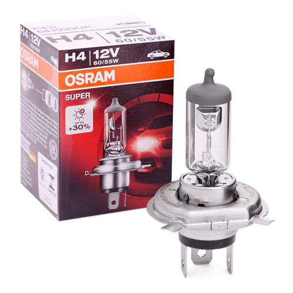 AMPOULE H4 64193SUP_+30% 12V 60/55W GERMANY