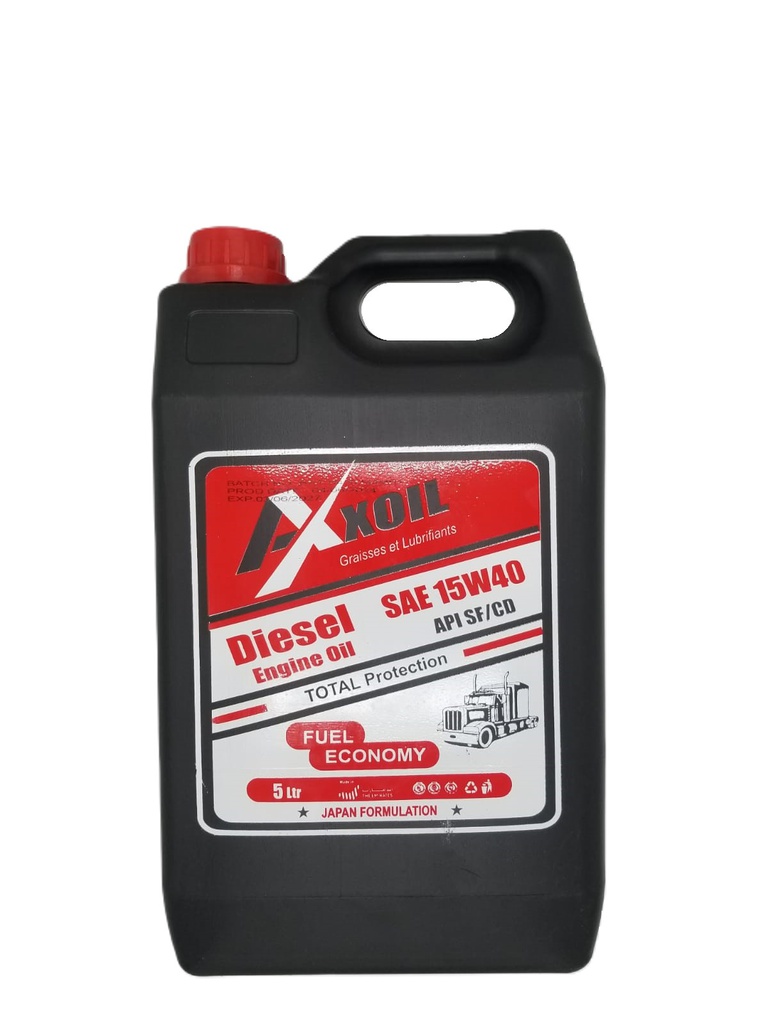 HUILE MOTEUR SAE 15W40 AXXOIL 5l