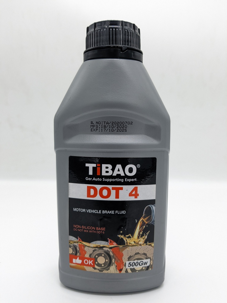 LIQUIDE DE FREIN DOT4 500ml TIBAO