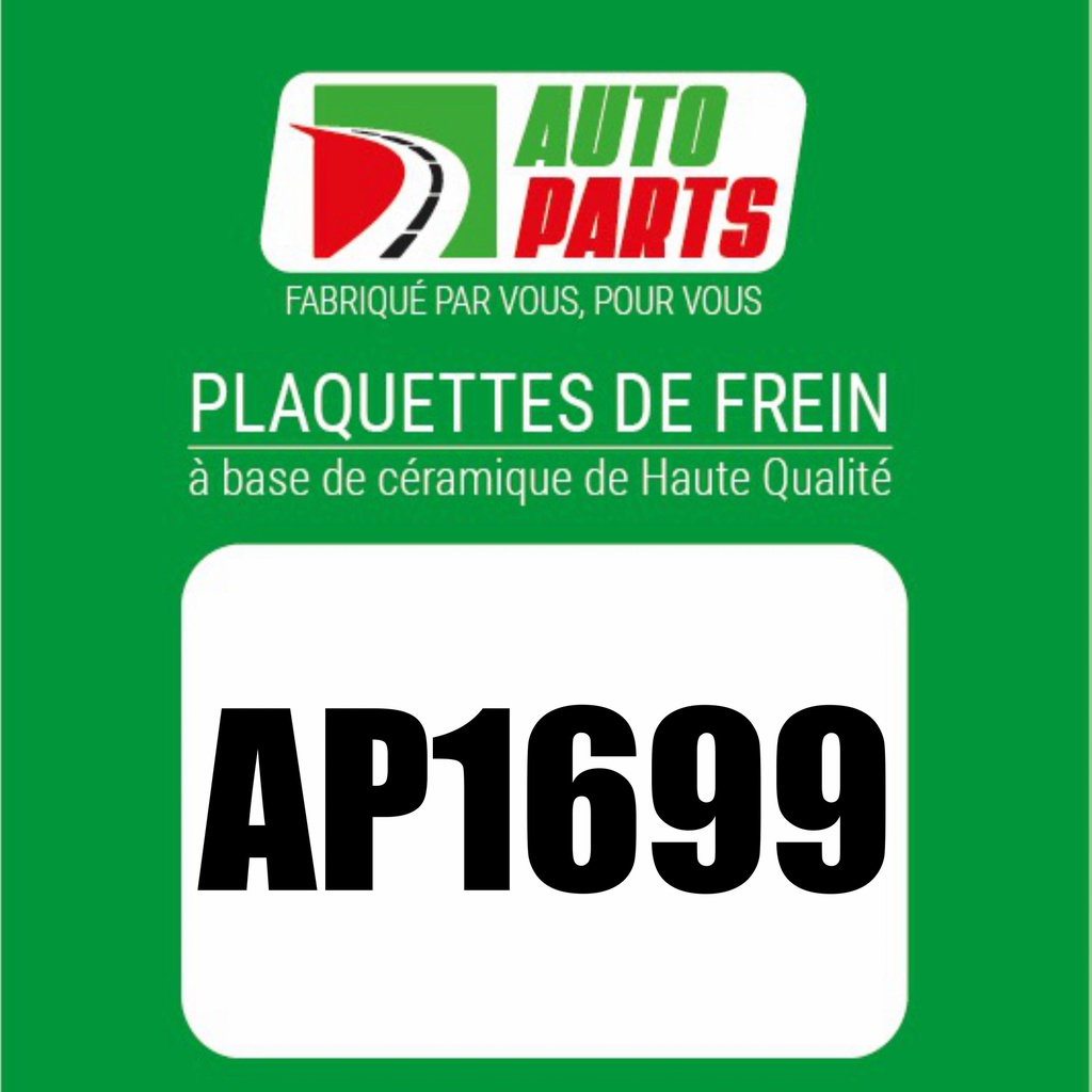 PLAQUETTE DE FREIN AR DP 906 GDB1699