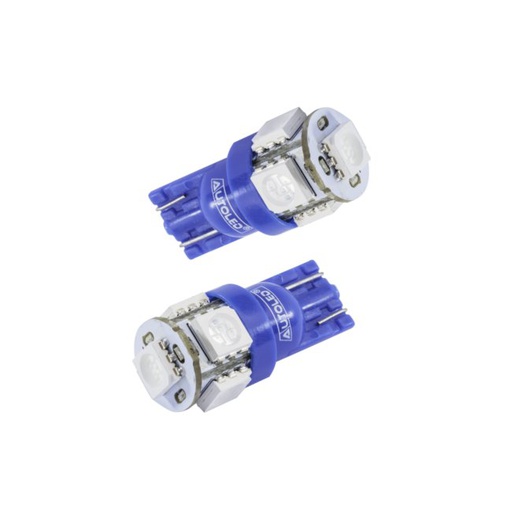 [T10LED-BLEU] AMPOULE T10 LED BLEU