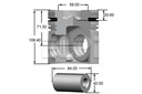 PISTON RENAULT MIDLUM 102MM 3 RING