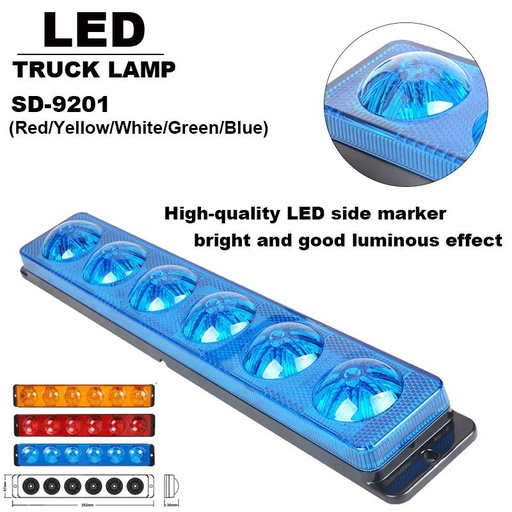 [SD-9201-8-3W] LED LAMP GREEN RED BLUE