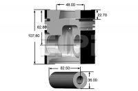 [LP1813015 STD] PISTON MB OM364/366(3Rings)97.5mm