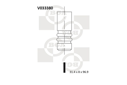 [V033380] SOUPAPE D'ECHAPPEMENT VW CRAFTER