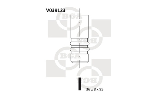 [V039123] SOUPAPE D'ADMISSION VW LT / CRAFTER