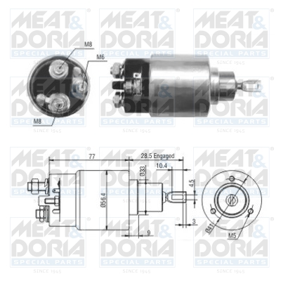 [46028] SYSTÈME DE DÉMARRAGE  SOLÉNOÏDES Mercedes 0011520010 ZM 6973 Mercedes E 300 D S 300 Turbo-D