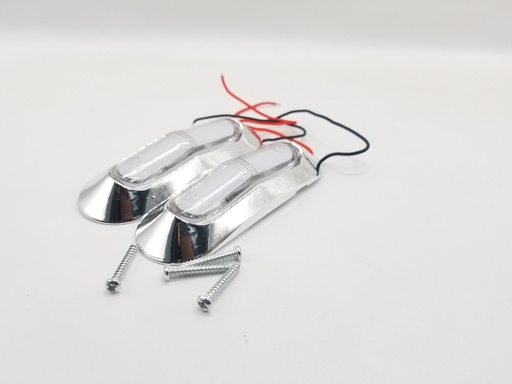 [BD0011-WHITE] SIDE MARKER LIGHTS WHITE (12-24V)