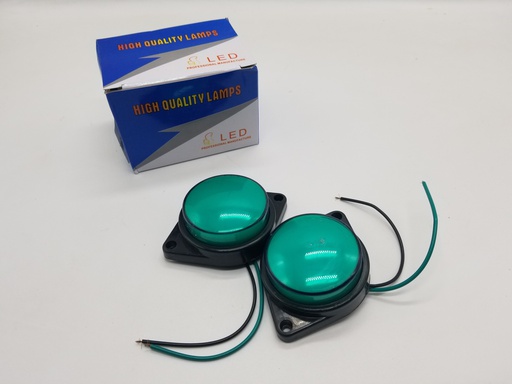 [BD0046-GREEN] SIDE MARKER LIGHTS GREEN (12-24V)