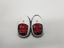 SIDE MARKER LIGHTS WHITE&RED (12V)