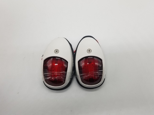 [BD0079-WHITE-RED] SIDE MARKER LIGHTS WHITE&RED (12V)