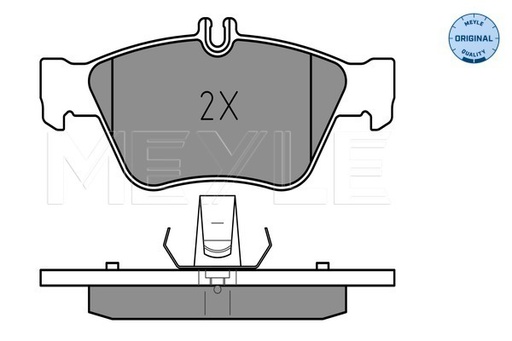 [0252166419] KIT DE PLAQUETTES DE FREIN, FREIN A DISQUE