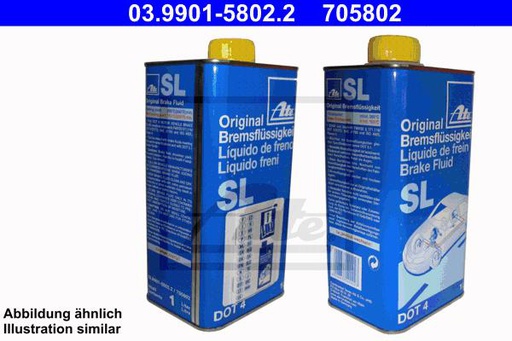 [03.9901-5802.2] LIQUIDE DE FREIN DOT4 ATE 1L