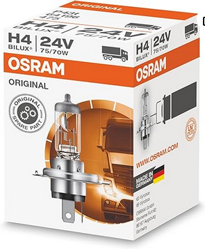 [64196 GERMANY] AMPOULE H4 64196 24V 75/70W GERMANY