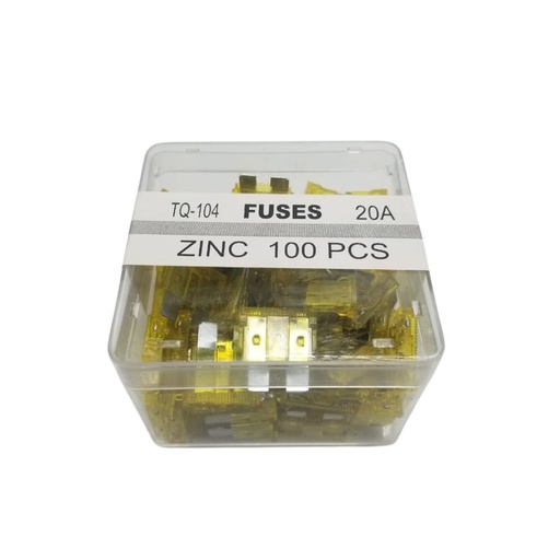 [TQ-104 ZINC 20A] FUSIBLE TQ-104 JAUNE ZINC 20A