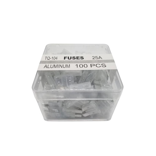 [TQ-104 ALU 25A] FUSIBLE TQ-104 TRANSPARENT ALUMINIUM 25A