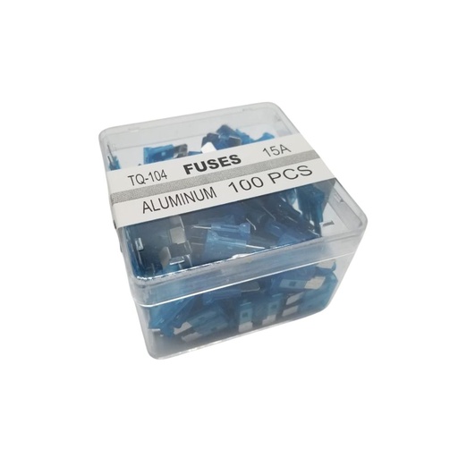 [TQ-104 ALU 15A] FUSIBLE TQ-104 BLEU ALUMINIUM 15A