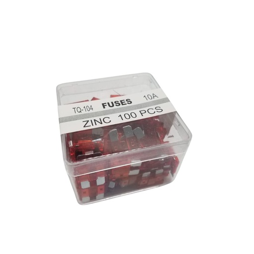 [TQ-104 ZINC 10A] FUSIBLE TQ-104 ROUGE ZINC 10A