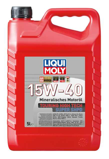 [LM1084] HUILE MOTEUR LIQUI MOLY FORMULA SUPER MOT.OIL 15W40 5L TBN12