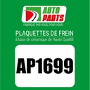 PLAQUETTE DE FREIN AR DP 906 GDB1699